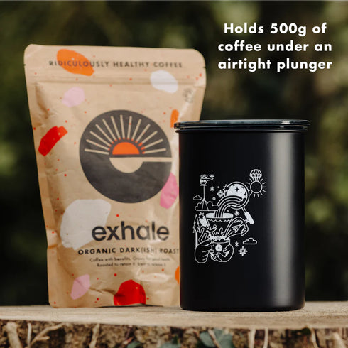 Loftþétt kaffibox|Eykur endingartíma og hollustu á kaffinu