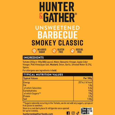 Barbecue sósa án sykurs eða sætuefna