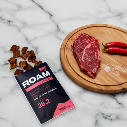 Grasfóðraðir nautakjöts próteinbitar með próteini| Chilli