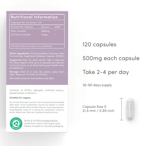 Advanced Inositol | Myo og Chiro Inositol 40:1 hlutföll