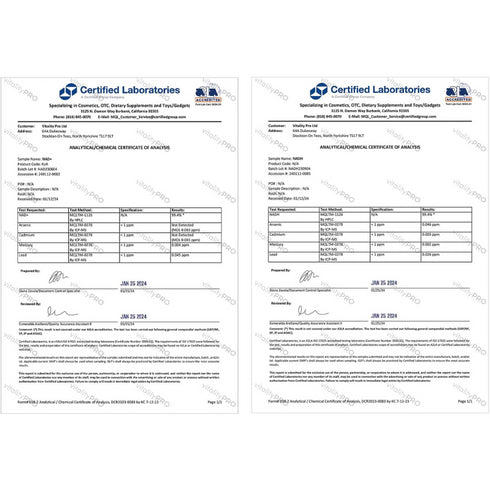 NAD+ og NADH 60 dagar