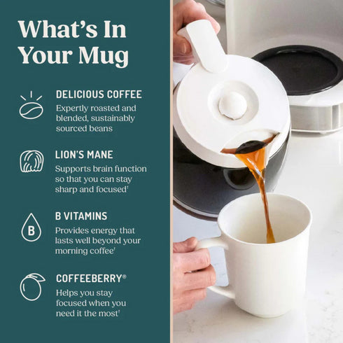 Bulletproof kaffi með Lion's mane, coffeeberry og b vítamínum