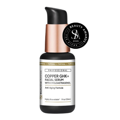 Copper GHK+ Andlitsserum með Cycloastragenol