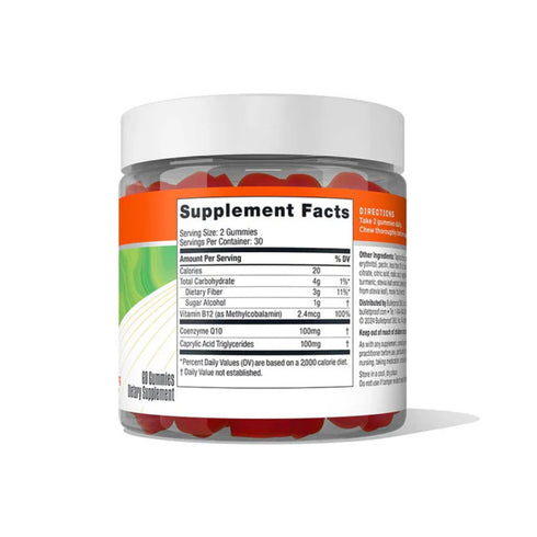 Orku Gúmmí | B12, CoQ10, C8 MCT olía