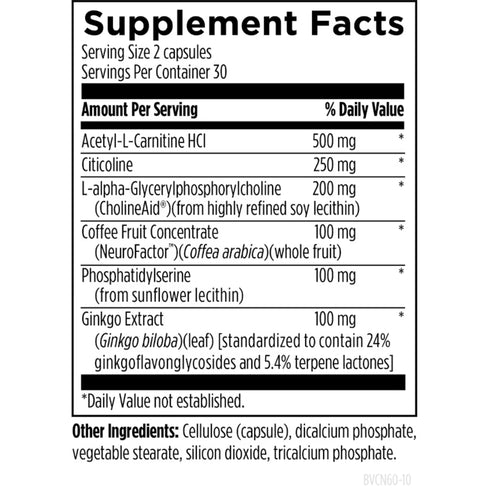 Brain Vitale | Fyrir einbeitingu, minni og andlega orku