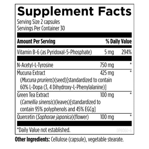 DopaBoost™ | Fyrir dópamínmyndun, einbeitingu og jákvætt hugarástand
