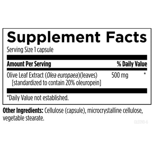 Olive Leaf Extract | Styður við jafnvægi örvera og ónæmisstarfsemi