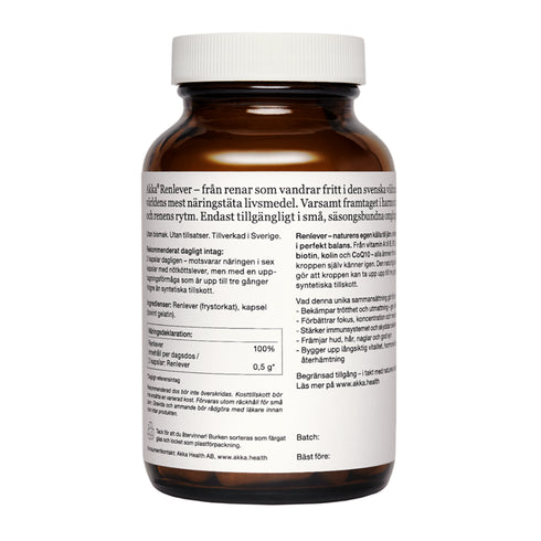 Hágæða hreindýralifur í hylkjum