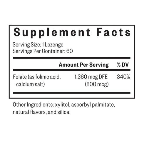 Metýllaus fólinsýra|Tuggutöflur