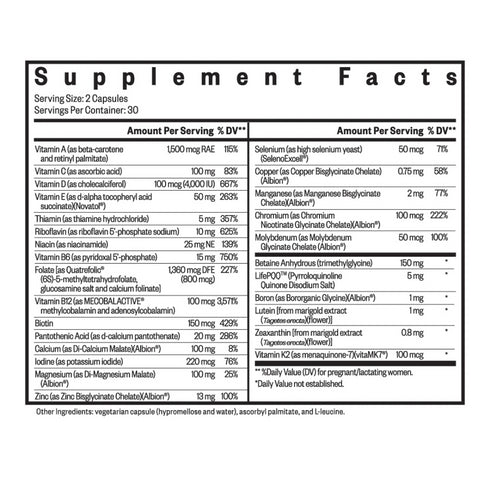 Prenatal Essentials |Öll nauðsynlegustu vítamínin fyrir meðgöngu