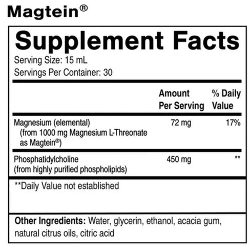 Liposomal Magtein í glerflösku