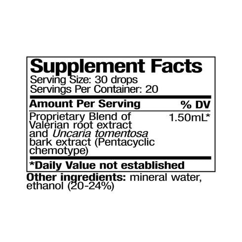 RelaxMedix ® | Valerian rót og Samento | Fyrir slökun og svefn