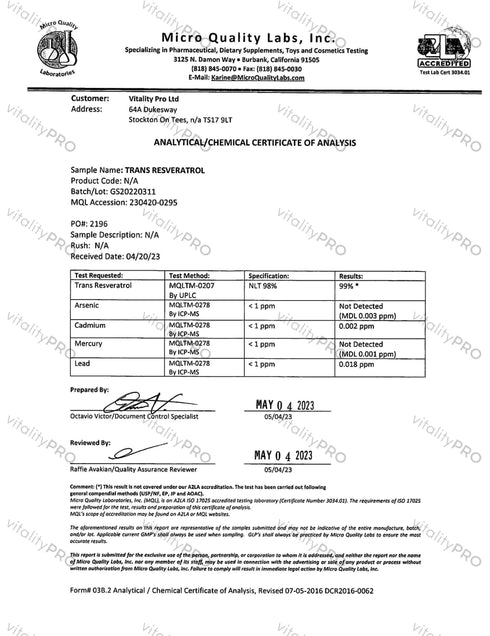 Trans-Resveratrol|Hylki og duft