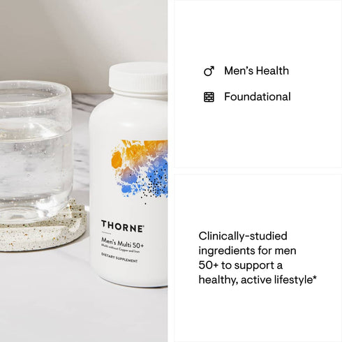 Men's Multi 50+| Hágæða fjölvítamín/steinefnablanda fyrir karla 50+