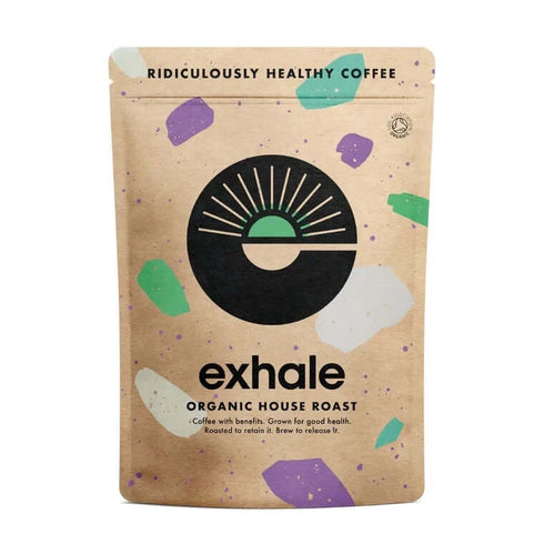 Exhale kaffi |House Roast|Lífrænt|Myglulaust|Hátt í andoxunarefnum