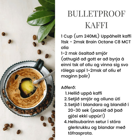 Bulletproof mct olía (Brain Octane C8 MCT olía)