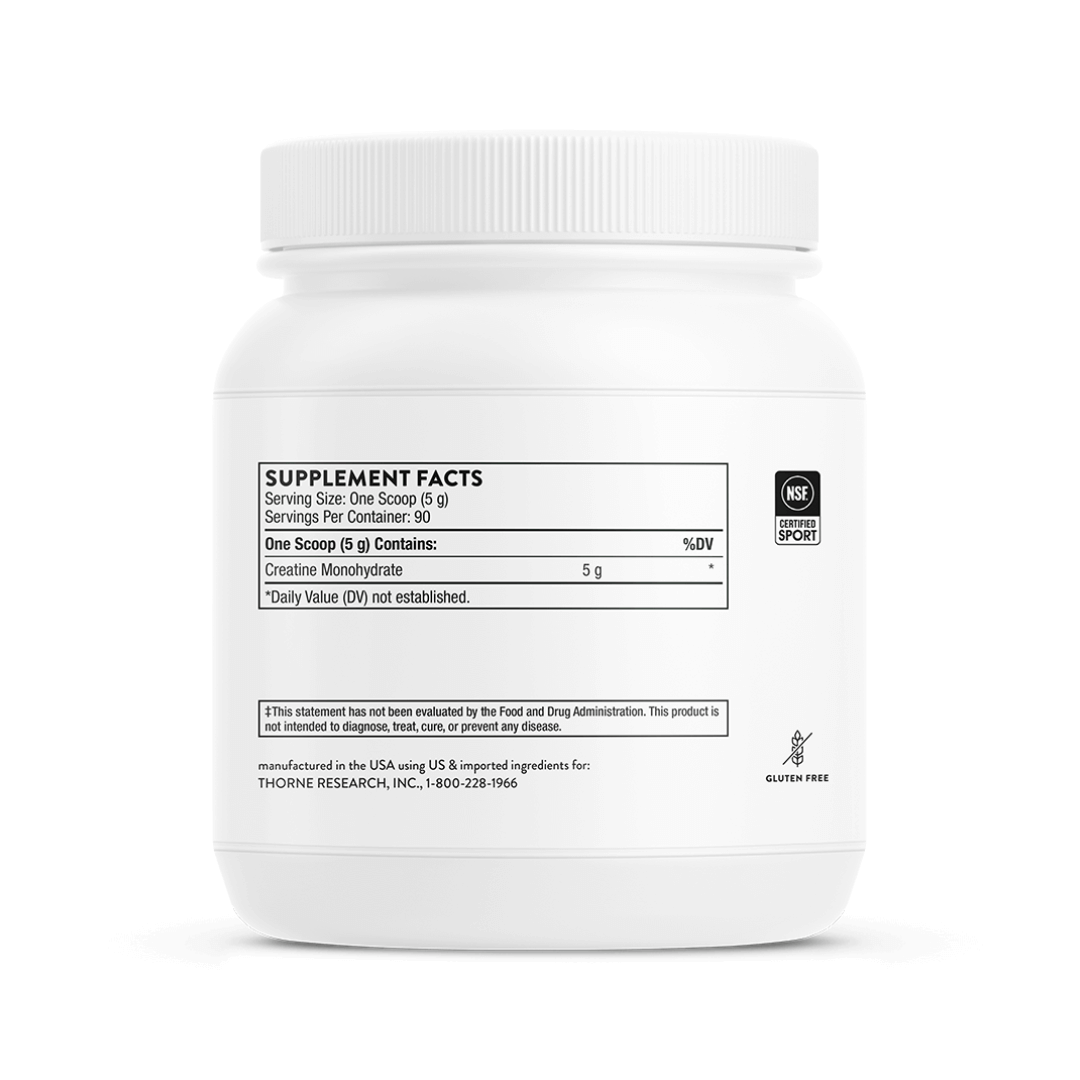 Hágæða kreatín (monohydrate) frá Thorne｜NSF vottað