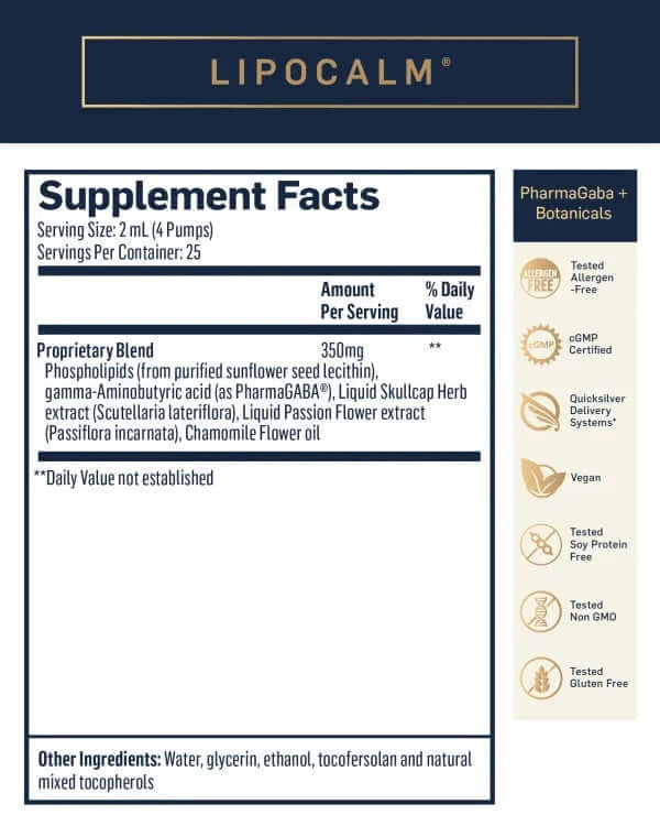 LipoCalm®｜Fyrir slökun og svefn | Heilsubarinn