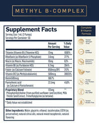 Thumbnail for Liposomal Methyl B Complex með mjólkurþistli | Heilsubarinn