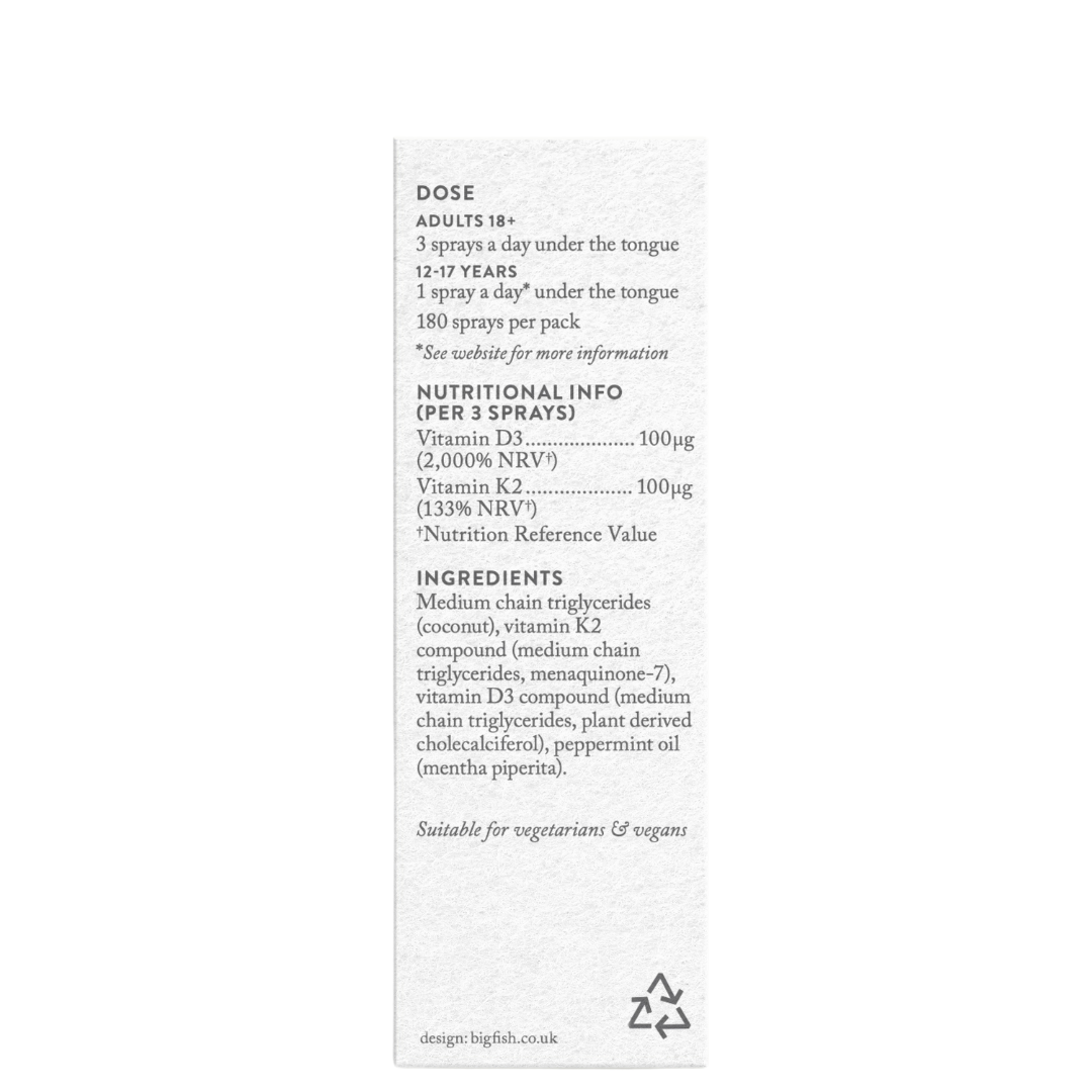 Beam & Balance | D3 vítamín + K2 úði | Heilsubarinn