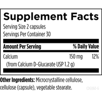 Thumbnail for Calcium D-Glucarate | Stuðningur við hormónajafnvægi | Heilsubarinn