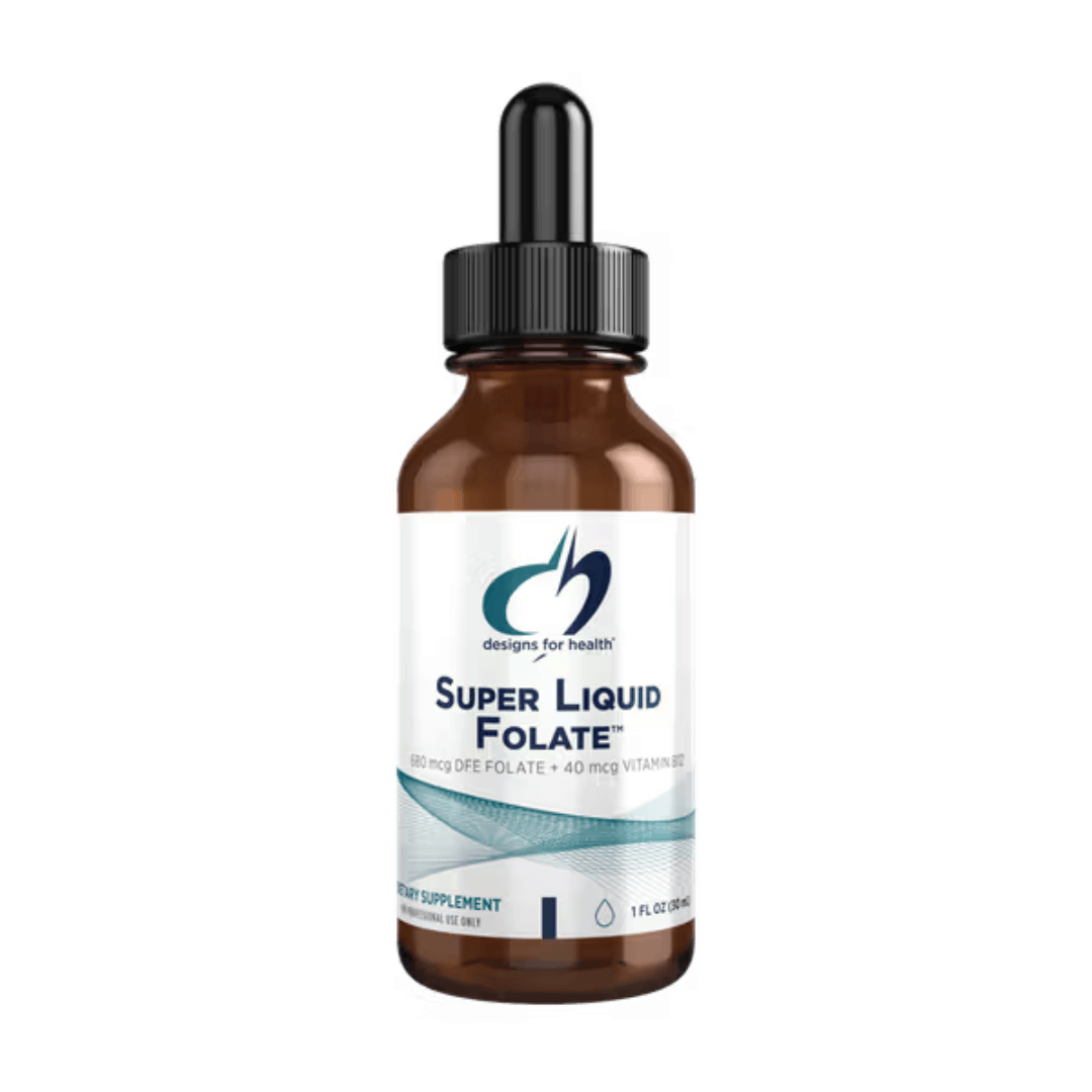 Super Liquid Folate™ | Fólat (Folinate) og virkt B12 á vökvaformi | Heilsubarinn