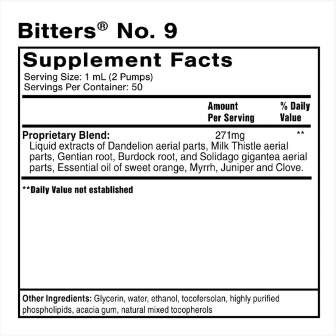 Bitters No. 9