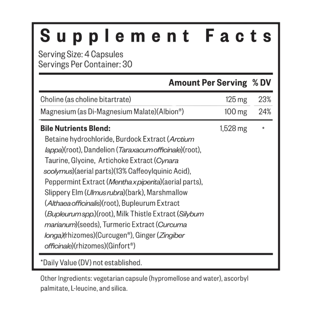Bile Nutrients (áður Gallbladder Nutrients) | Heilsubarinn