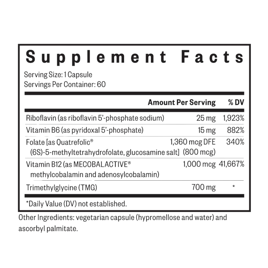 Homocysteine Nutrients｜Fyrir MTHFR | Heilsubarinn