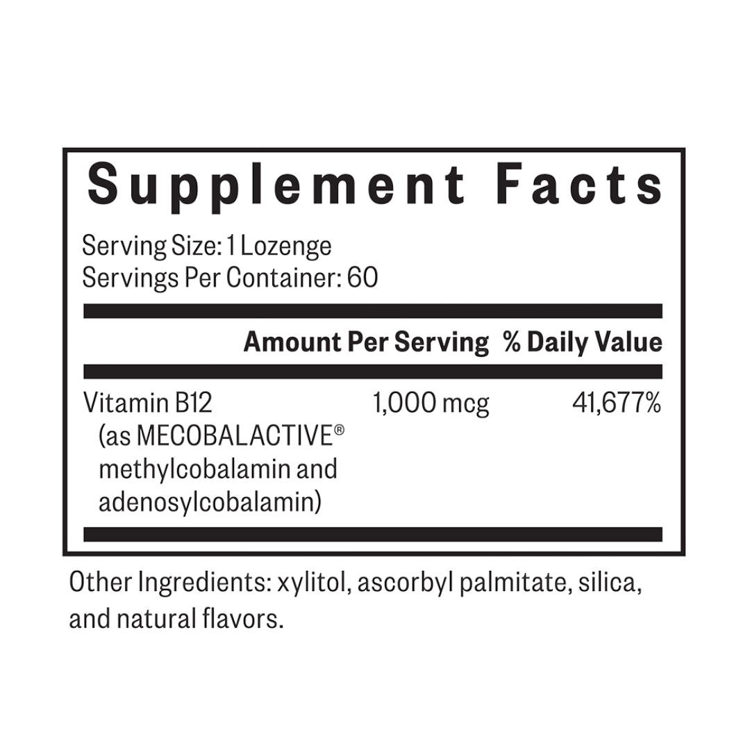 Methyl B12 (1000μg) | Heilsubarinn