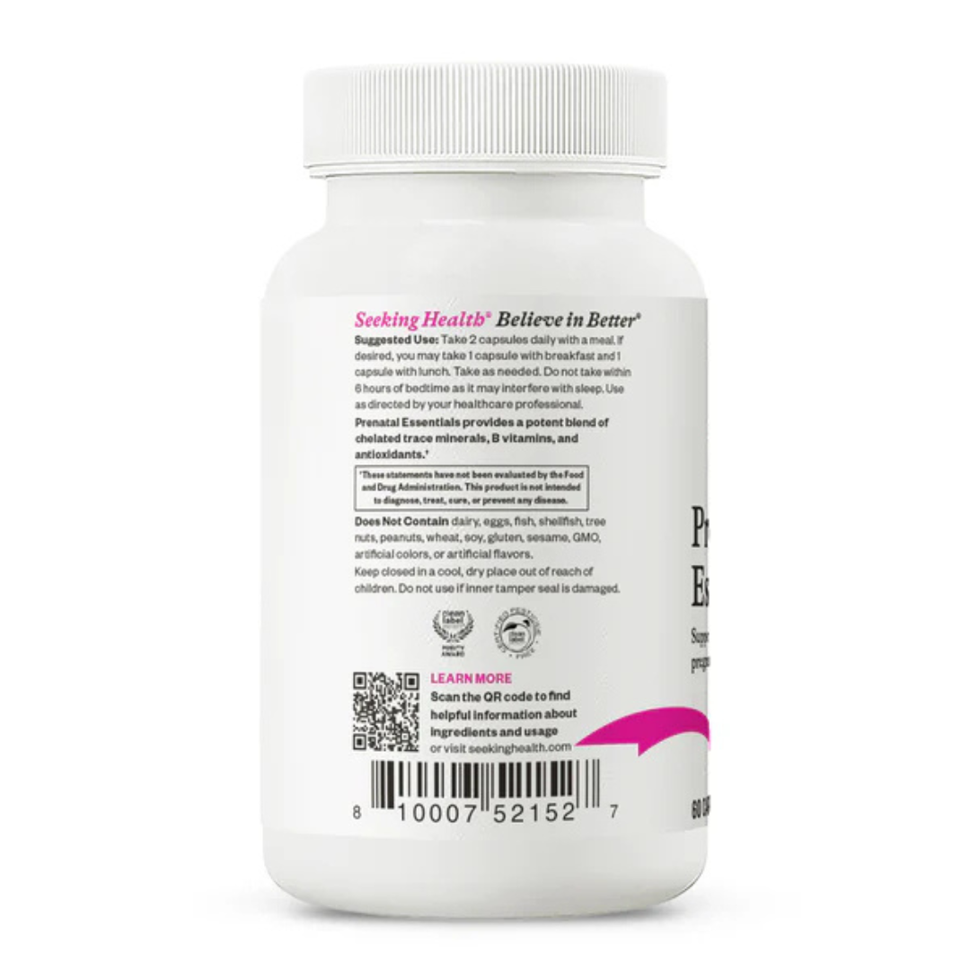 Prenatal Essentials ｜Öll nauðsynlegustu vítamínin fyrir meðgöngu | Heilsubarinn