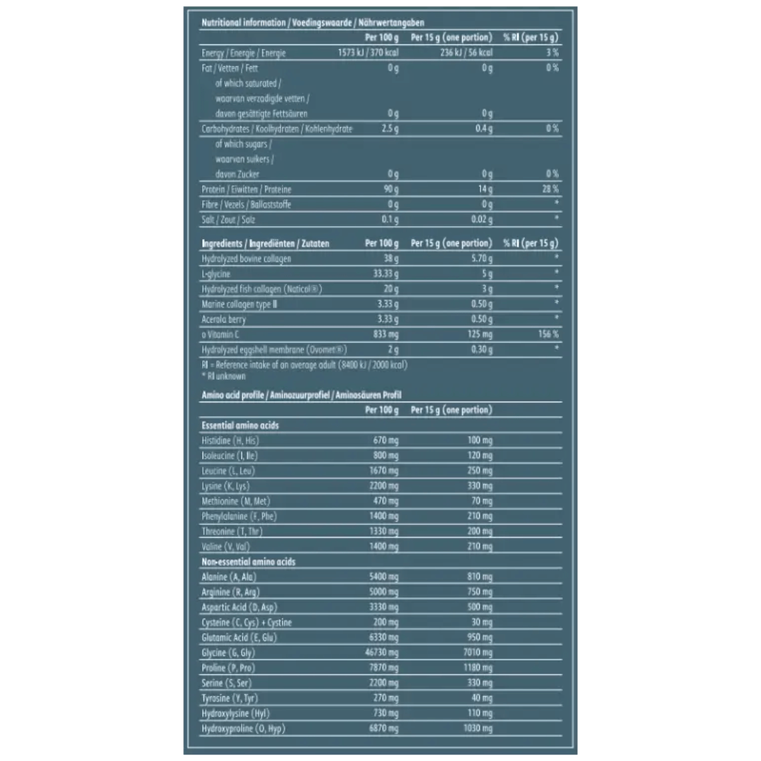 Complete Collagen | 5 gerðir af kollagen peptíðum |450g | Heilsubarinn